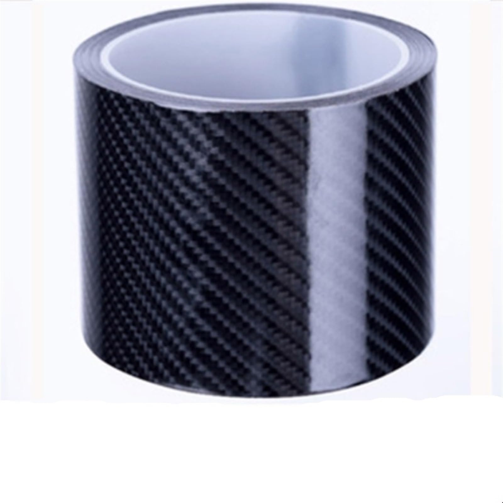 Stoßstangenschutz fürs Auto 5D Carbonfaser-Aufkleber, 3/5/7/10M, Selbstklebender Streifen, Türschweller, Stoßstange, Anti-Tritt-Schutzstreifen, Auto-Dekorationsband(10cm,3M) von Generisch