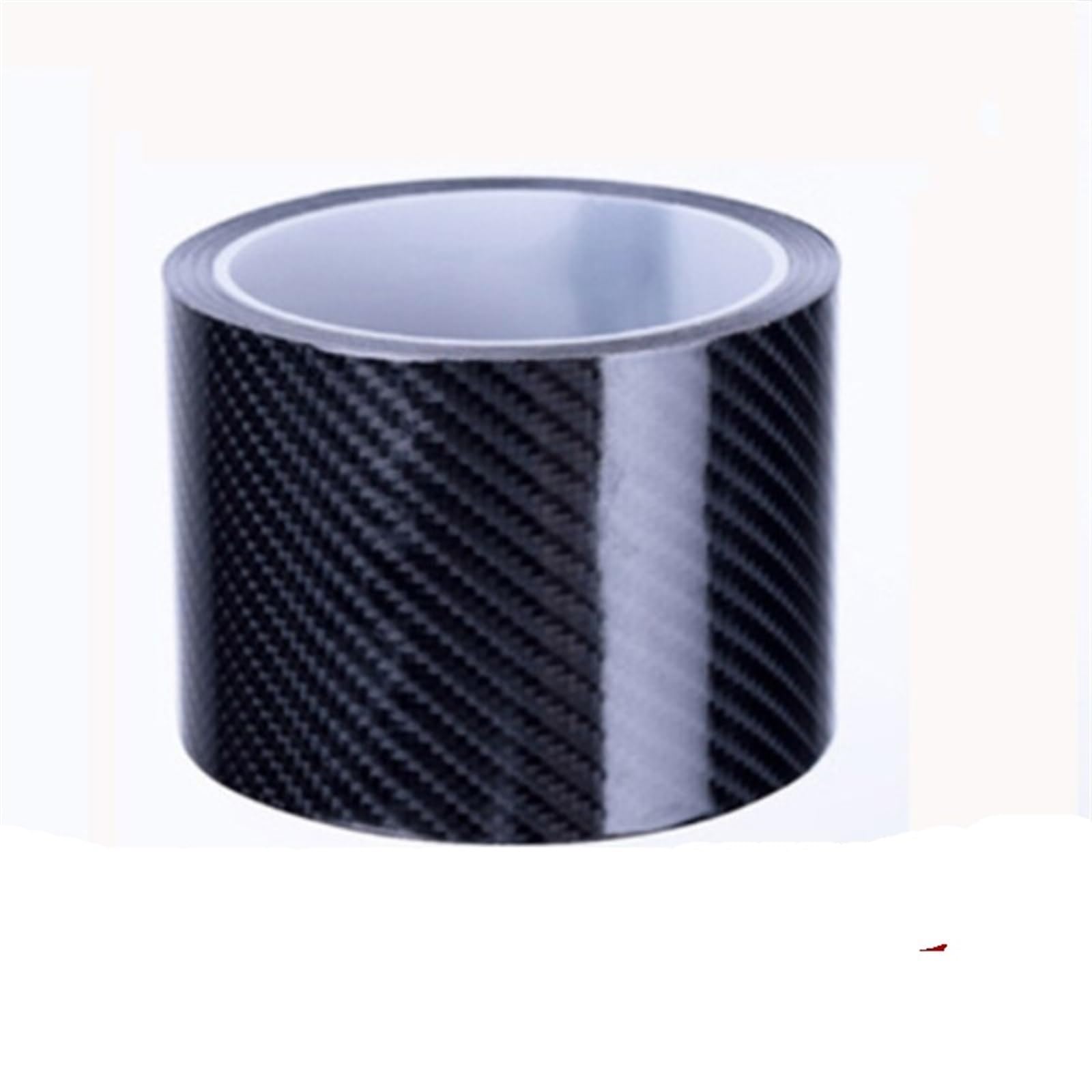 Stoßstangenschutz fürs Auto 5D Carbonfaser-Aufkleber, 3/5/7/10M, Selbstklebender Streifen, Türschweller, Stoßstange, Anti-Tritt-Schutzstreifen, Auto-Dekorationsband(7cm,10M) von Generisch
