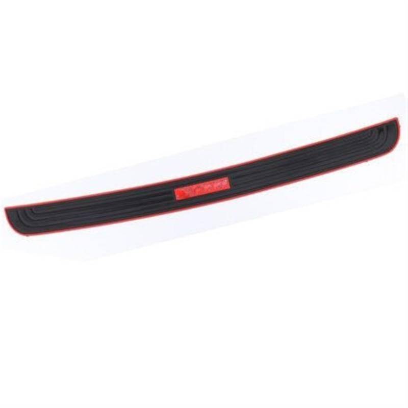 Stoßstangenschutz fürs Auto 90CM Universal Auto Kofferraum Türschweller Schutz Gummistreifen Aufkleber Auto Heckstoßstange Schutz Kratzschutzleiste Schwarz Styling(Red Sports) von Generisch