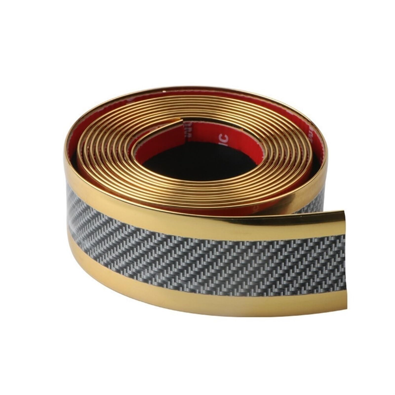Stoßstangenschutz fürs Auto Autotürschwelle Aufkleber Seitenspiegel Anti-Kratz-Klebeband Wasserdichter Schutz Auto für Kantenpaste Schutzstreifen(Gold 10CM) von Generisch