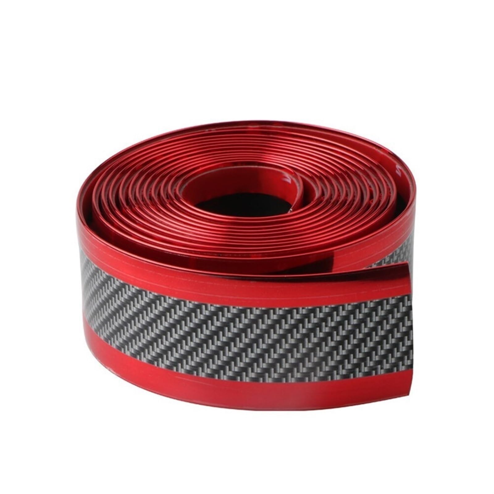 Stoßstangenschutz fürs Auto Autotürschwelle Aufkleber Seitenspiegel Anti-Kratz-Klebeband Wasserdichter Schutz Auto für Kantenpaste Schutzstreifen(Red 7CM) von Generisch