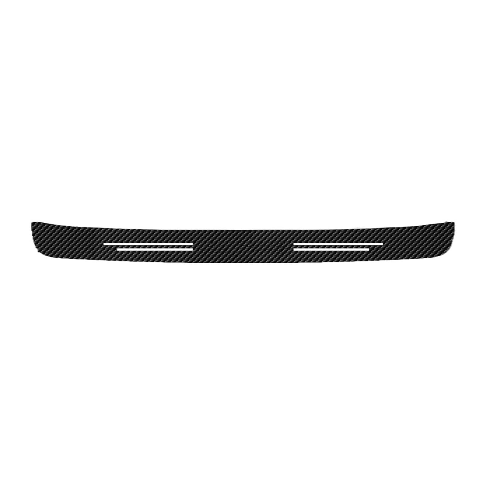 Stoßstangenschutz fürs Auto Für Subaru für Forester 2018~2022 Auto Hinten Stoßstange Carbon Faser Aufkleber Stamm Verschleiss-Platten-Schutz Anti Scratch Aufkleber(Trunk) von Generisch
