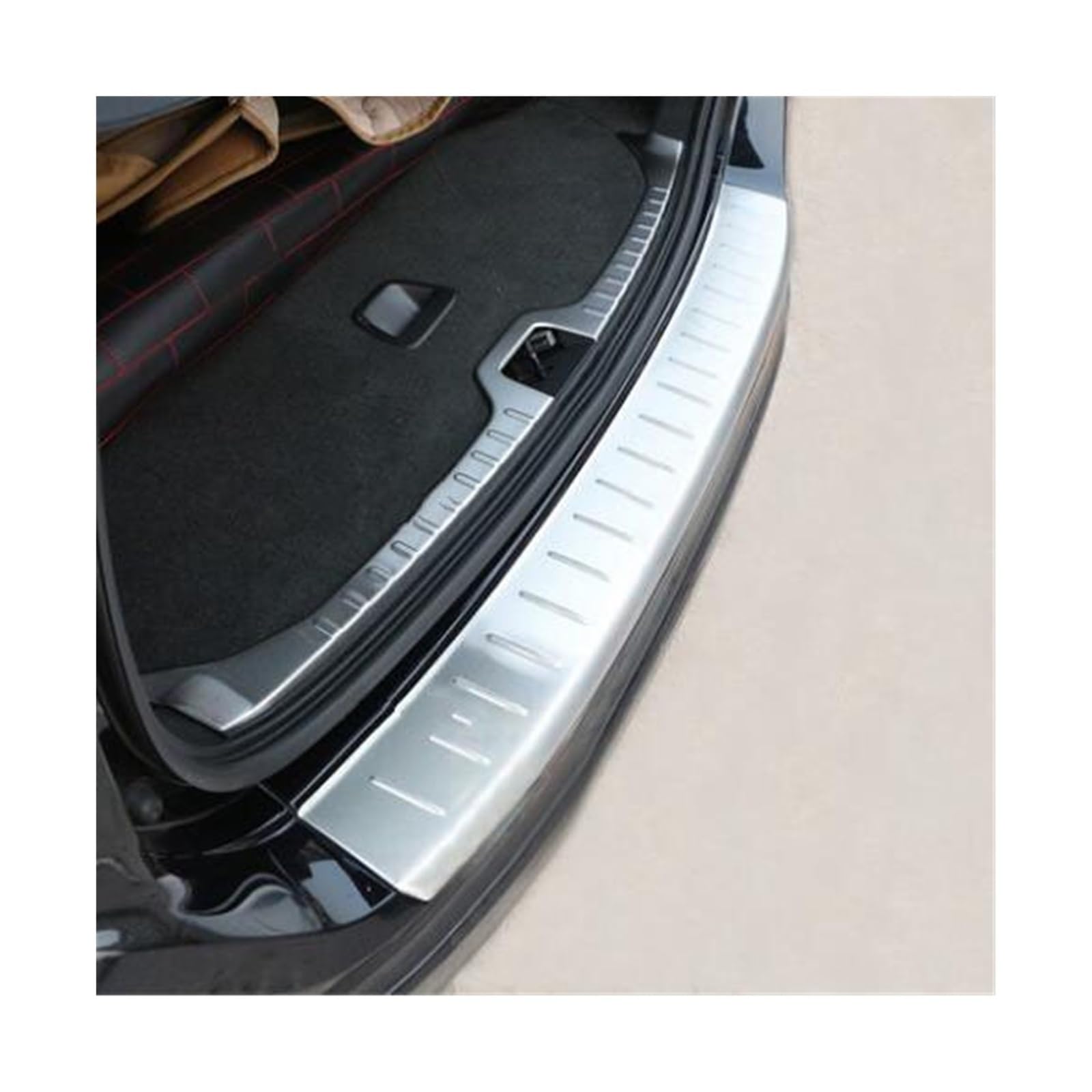 Stoßstangenschutz fürs Auto Für Volvo XC60 2013~2017 Auto-Heckschutz, Edelstahl, Heckstoßstange, Kofferraum, Schmutzfänger, Einstiegsleisten, Schutzabdeckungen(In and Out) von Generisch
