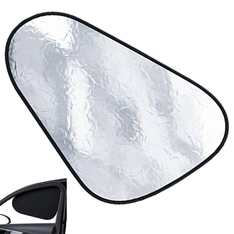 Sun Shade for Car Window, Electrostatic UV-Blocking Film, Reusable Heat-Reducing Shield, Glare Protection Accessory for Automobiles, Sedans, Pickup Trucks, Black and Silver von Generisch
