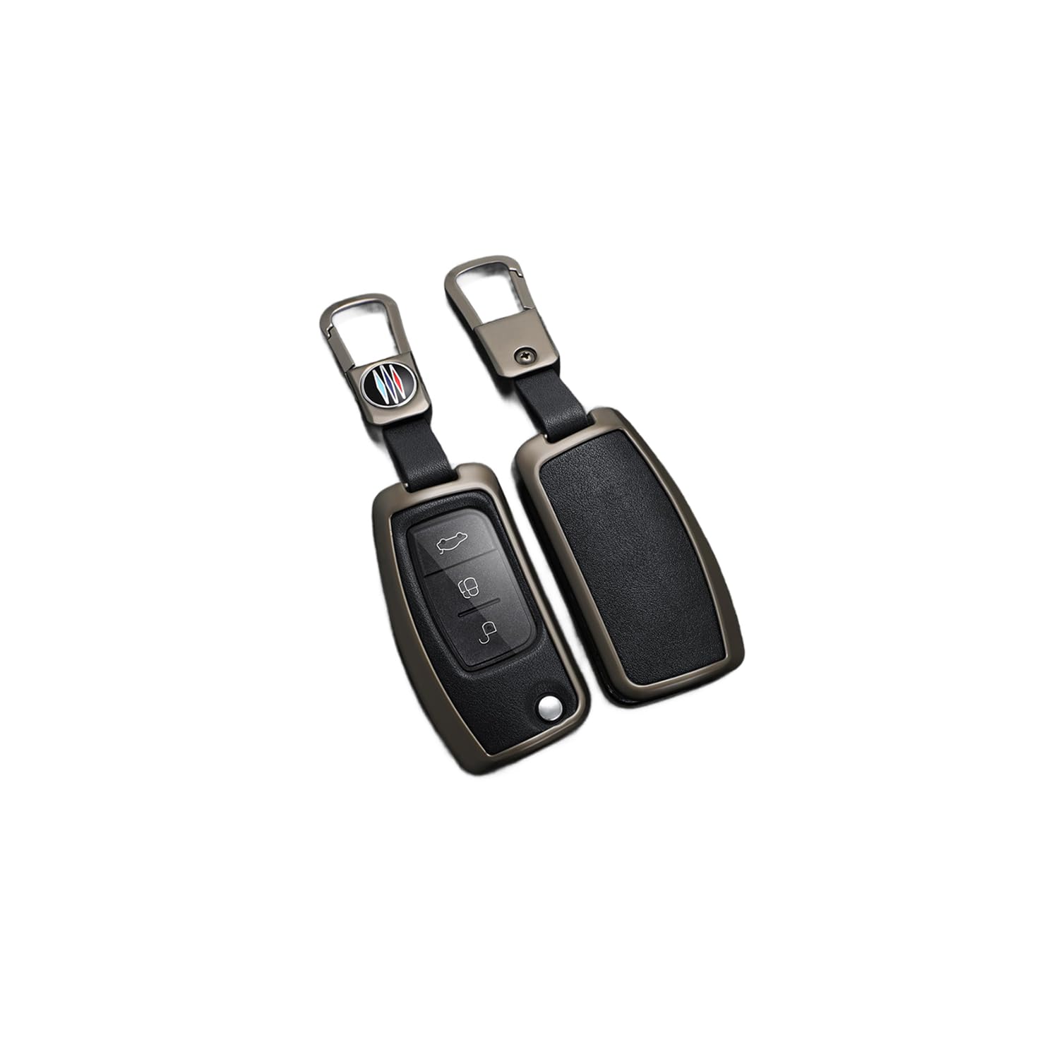 TPU Autoschlüssel Hülle passt für Ford Fiesta Focus 2 Ecosport Kuga Escape Falcon B-Max C-Max Eco Sport Galaxy Schlüsselhülle Schutzcover mit Schlüsselanhänger Auto Zubehör,Black-B TPU Autoschlüssel Hülle passt für Ford Fiesta Focus 2 Ecosport Kuga Escape Falcon B-Max C-Max Eco Sport Galaxy Schlüsselhülle Schutzcover mit Schlüsselanhänger Auto Zubehör,Black-B von Generisch