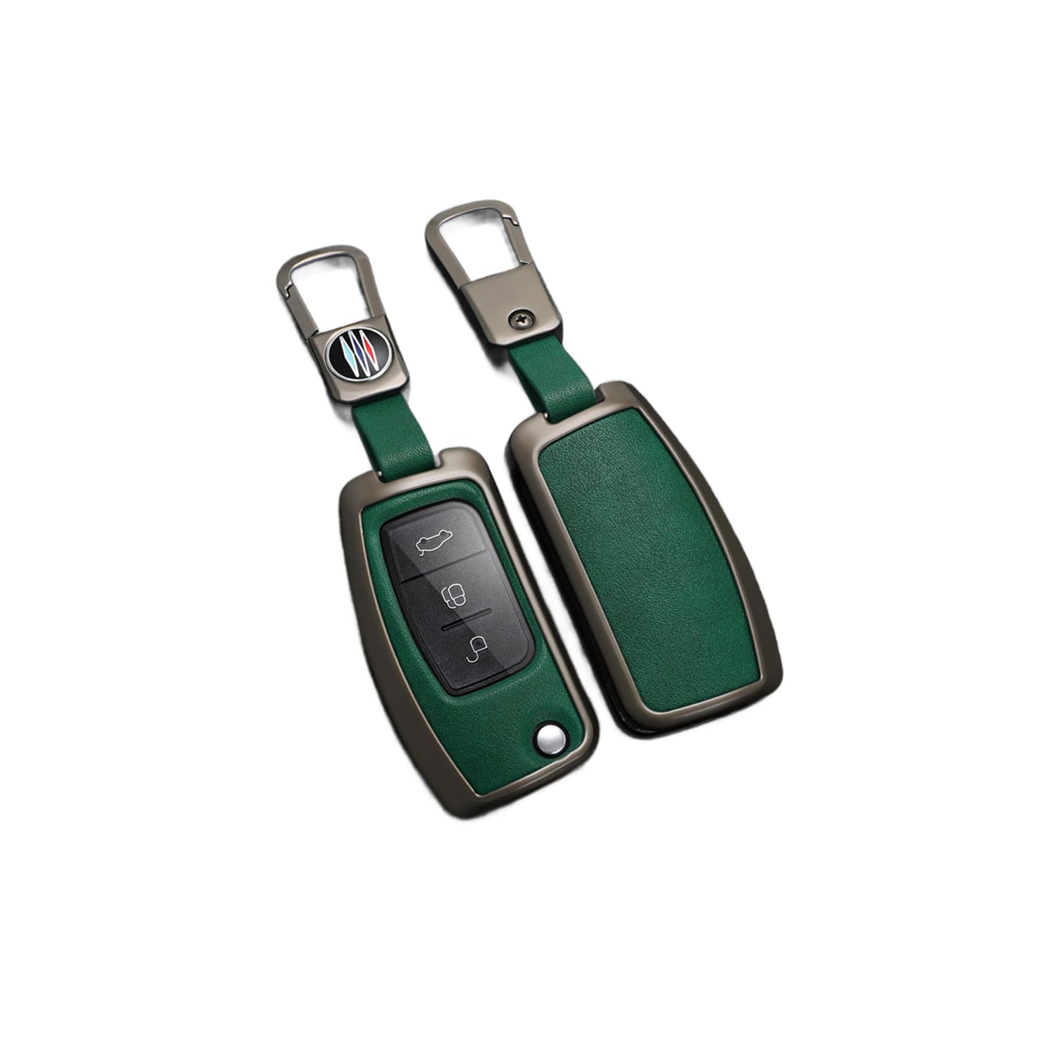 TPU Autoschlüssel Hülle passt für Ford Fiesta Focus 2 Ecosport Kuga Escape Falcon B-Max C-Max Eco Sport Galaxy Schlüsselhülle Schutzcover mit Schlüsselanhänger Auto Zubehör,Green-B TPU Autoschlüssel Hülle passt für Ford Fiesta Focus 2 Ecosport Kuga Escape Falcon B-Max C-Max Eco Sport Galaxy Schlüsselhülle Schutzcover mit Schlüsselanhänger Auto Zubehör,Green-B von Generisch