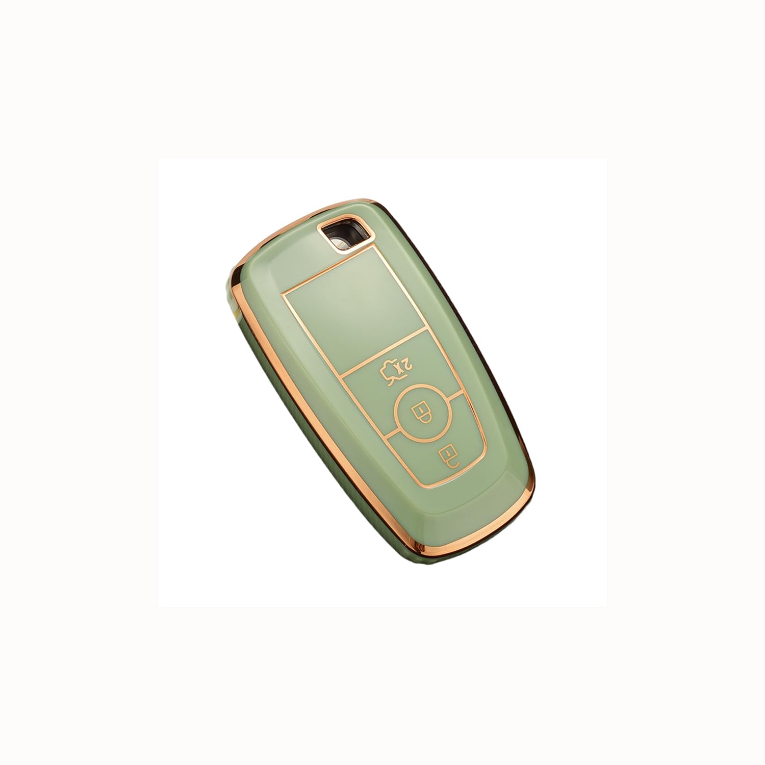 TPU Autoschlüssel Hülle passt für Ford Fusion Mustang Explorer F150 F250 F350 EcoSport Edge S-MAX Ranger Lincoln Mondeo Schlüsselhülle Schutzcover mit Schlüsselanhänger Auto Zubehör,Green TPU Autoschlüssel Hülle passt für Ford Fusion Mustang Explorer F150 F250 F350 EcoSport Edge S-MAX Ranger Lincoln Mondeo Schlüsselhülle Schutzcover mit Schlüsselanhänger Auto Zubehör,Green von Generisch