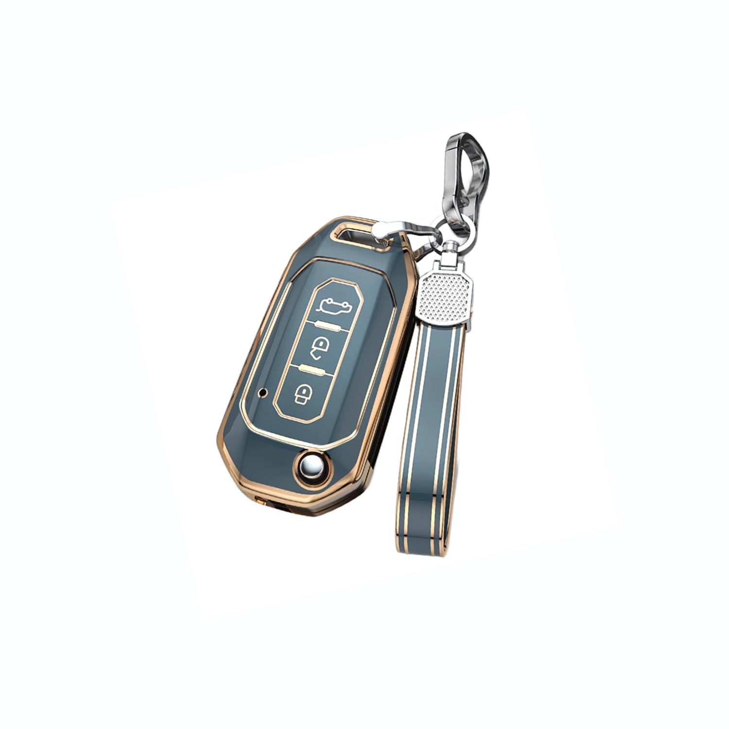 TPU Autoschlüssel Hülle passt für Ford Territory Titanium Ecoboost EV Schlüsselhülle Schutzcover mit Schlüsselanhänger Auto Zubehör,Blue TPU Autoschlüssel Hülle passt für Ford Territory Titanium Ecoboost EV Schlüsselhülle Schutzcover mit Schlüsselanhänger Auto Zubehör,Blue von Generisch