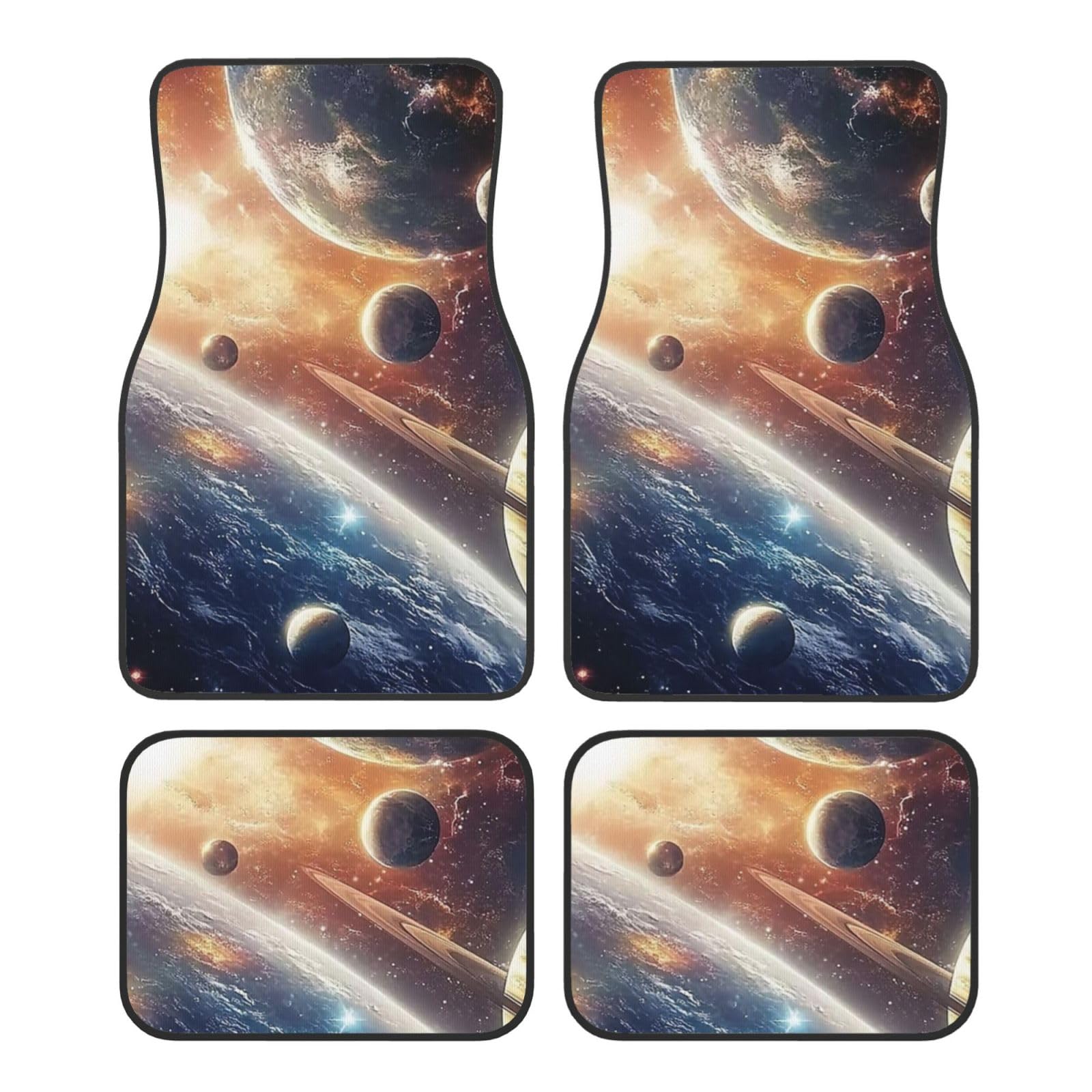 The Universe And The Solar System Auto-Fußmatten Set mit 4 Stück, Autoteppich, Zubehör für Limousine, Vans, SUVs, LKW The Universe And The Solar System Auto-Fußmatten Set mit 4 Stück, Autoteppich, Zubehör für Limousine, Vans, SUVs, LKW von Generisch