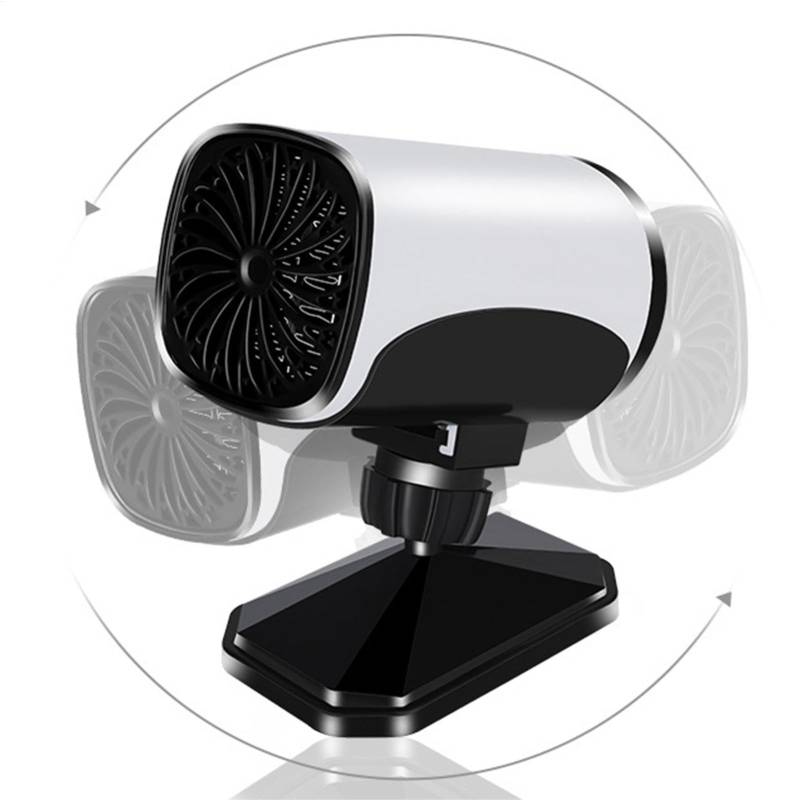 Tragbare Autoheizung – Auto-Heizung, Entfroster, Auto-Raumheizung, Winter-Auto-Entfroster-Set, Anti-Beschlag-Windschutzscheibe, Auto-Heizung mit Drehung, Windschutzscheiben-Defogger Fenster-Entfroster von Generisch