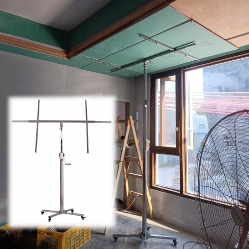 Trockenbau Hebebühne Werkzeug für Deckenmontage, Heimwerker und Gewerbebau, Abschließbarer Gipskartonheber Trockenbau Hebebühne Werkzeug für Deckenmontage, Heimwerker und Gewerbebau, Abschließbarer Gipskartonheber von Generisch