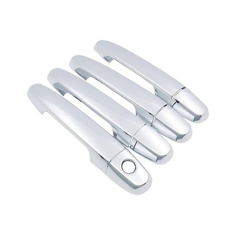 Türgriff Für Peugeot 108 2014-2019 Chrom Auto Türgriff Abdeckung Trim Kappe Autotürgriffschutz(Handle 1 Keyhole) von Generisch