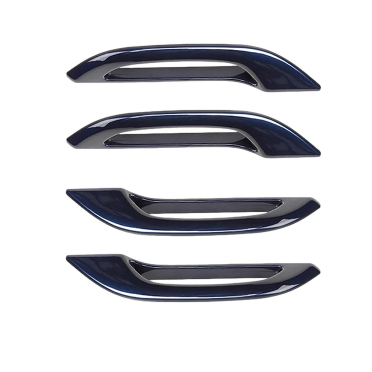 Türgriff Für Tesla für Modell 3 für Modell Y 2021-23 4-teiliges Klebe-Türgriff-Schutzabdeckung Autofest Frostschutzmittel-Modifikationszubehör Autotürgriffschutz(Dunkelblau) von Generisch