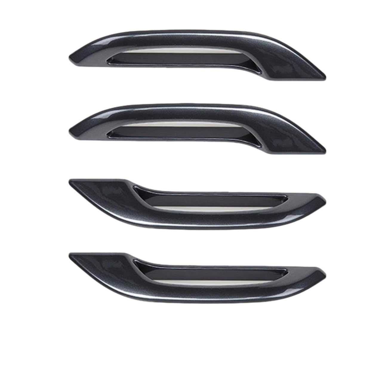 Türgriff Für Tesla für Modell 3 für Modell Y 2021-23 4-teiliges Klebe-Türgriff-Schutzabdeckung Autofest Frostschutzmittel-Modifikationszubehör Autotürgriffschutz(Luminescent Silver) von Generisch