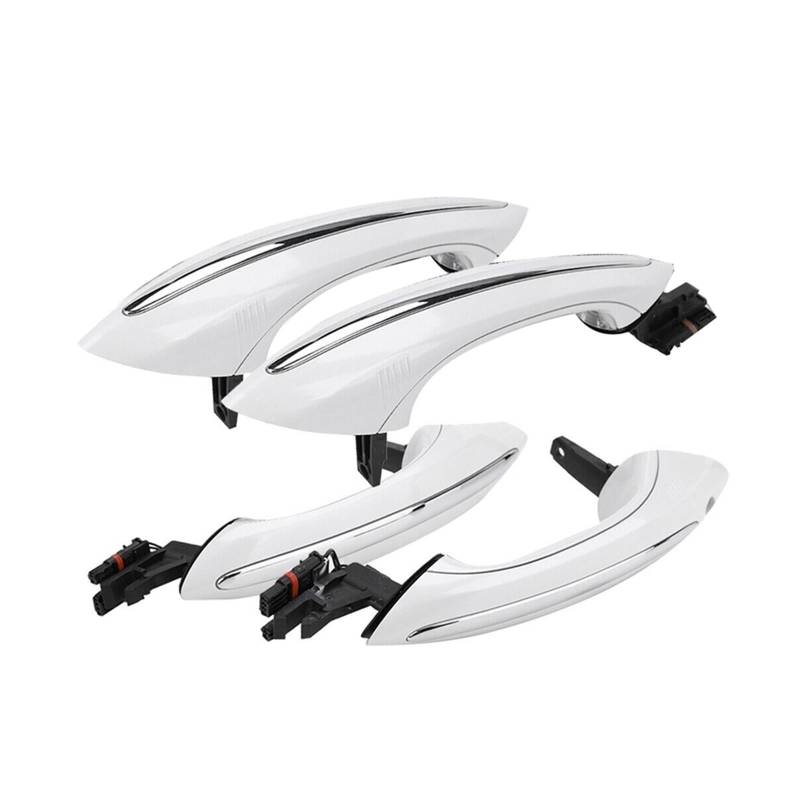 Türgriff Weißes Auto-Außentürgriff-Set für BMW 5 6 7er F07 F10 F11 F06 F12 F13 F01 F02 F03 Autotürgriffschutz von Generisch