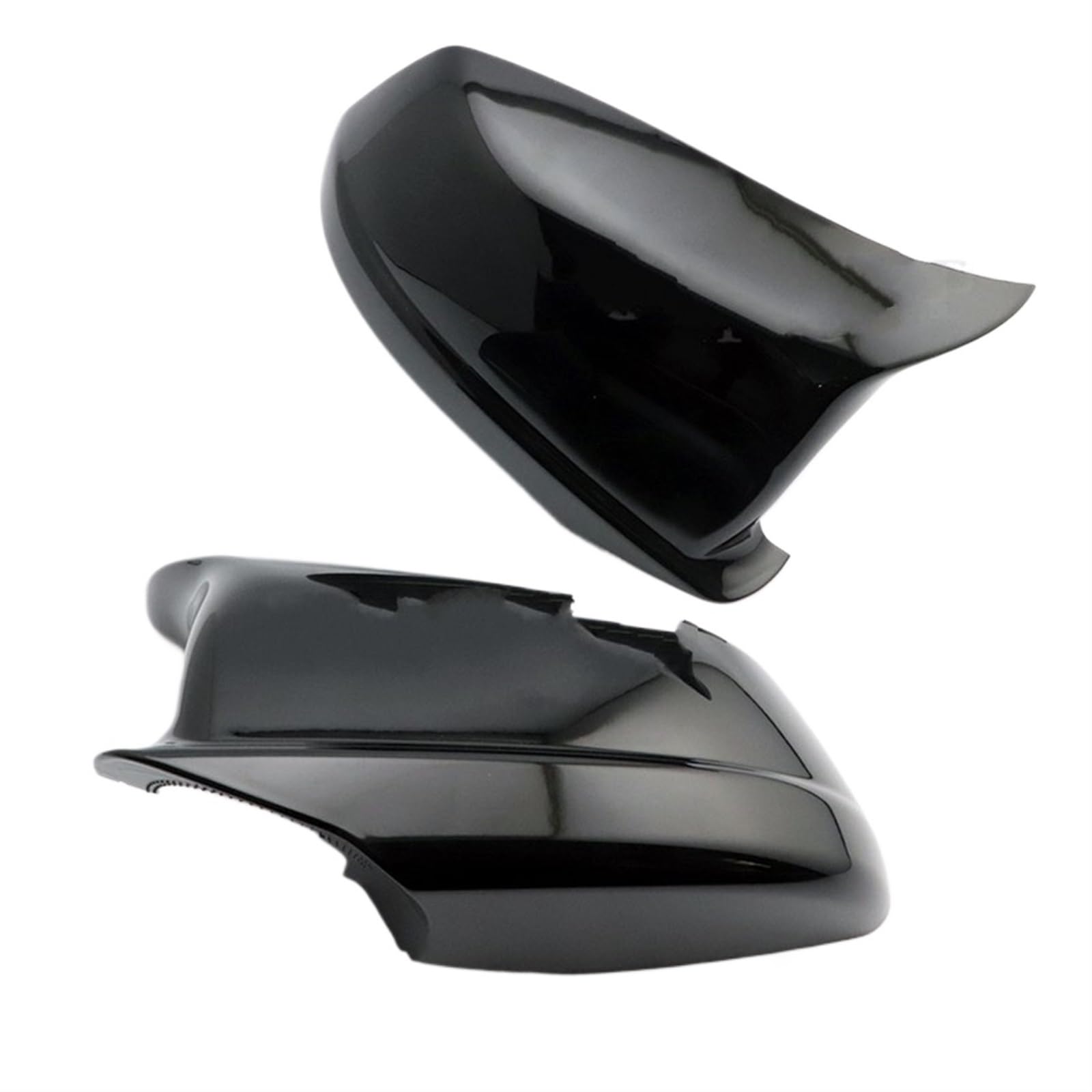 Türspiegelabdeckung 5er-Serie F10 F11 F18 2010-2013 PreLCI Look Rückspiegelkappen Autotür-Außenspiegelabdeckung(Schwarz) von Generisch
