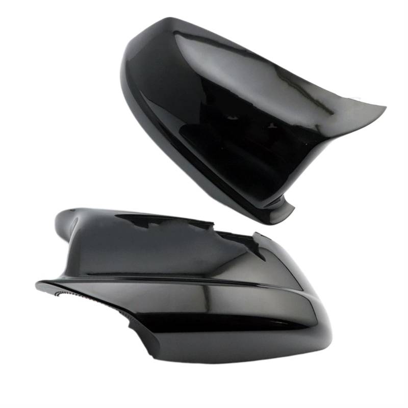 Türspiegelabdeckung 5er-Serie F10 F11 F18 2010-2013 PreLCI Look Rückspiegelkappen Autotür-Außenspiegelabdeckung(Schwarz) von Generisch