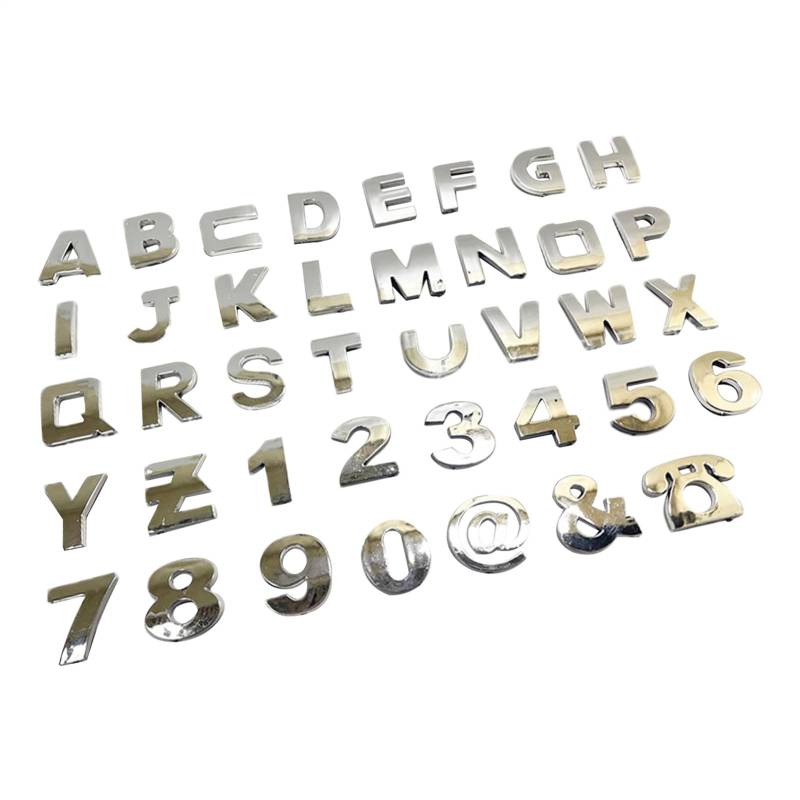 UV Proof Car Letter -Aufkleber - tragbare Abziehbilder, wetterbeständige Vinyl | Autoaufkleber mit hoher Sichtbarkeit mit anhaltender Klebstoff, kreativer Außenautodekor für LKW- und Fahrzeug von Generisch