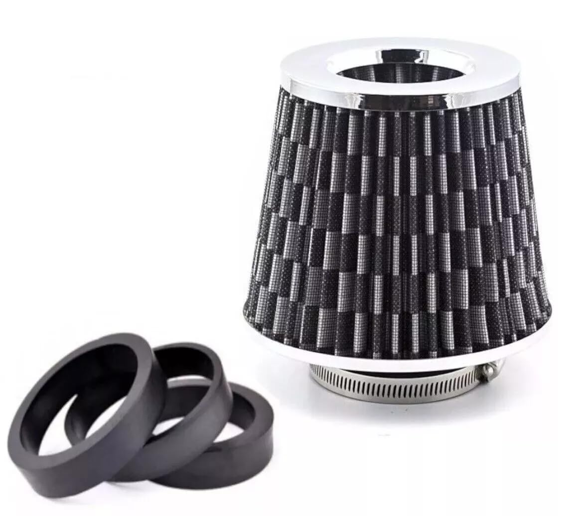 Universal Carbon Auto Luftfilter Ansaugung Kit Höhe Leistung Sport Kegel Form Tuning 150mm Neu OVP Universal Carbon Auto Luftfilter Ansaugung Kit Höhe Leistung Sport Kegel Form Tuning 150mm Neu OVP von Generisch