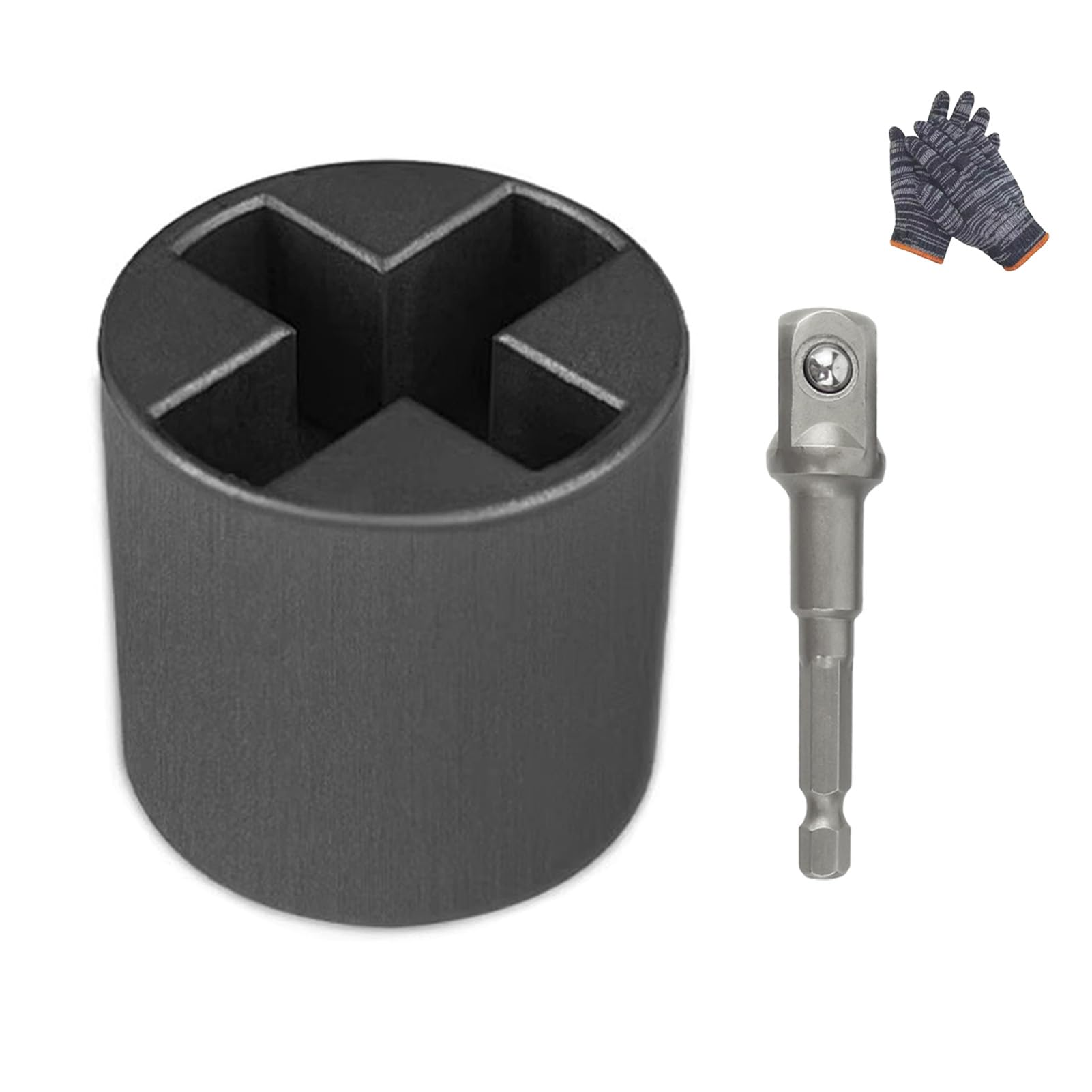 Universal-Wagenheber-Steckschlüssel-Adapter für Handbohrmaschinen, Scherenwagenheber-Steckschlüssel-Bohrer-Adapter, Wagenheber-Steckschlüssel-AdapterBit (A) von Generisch