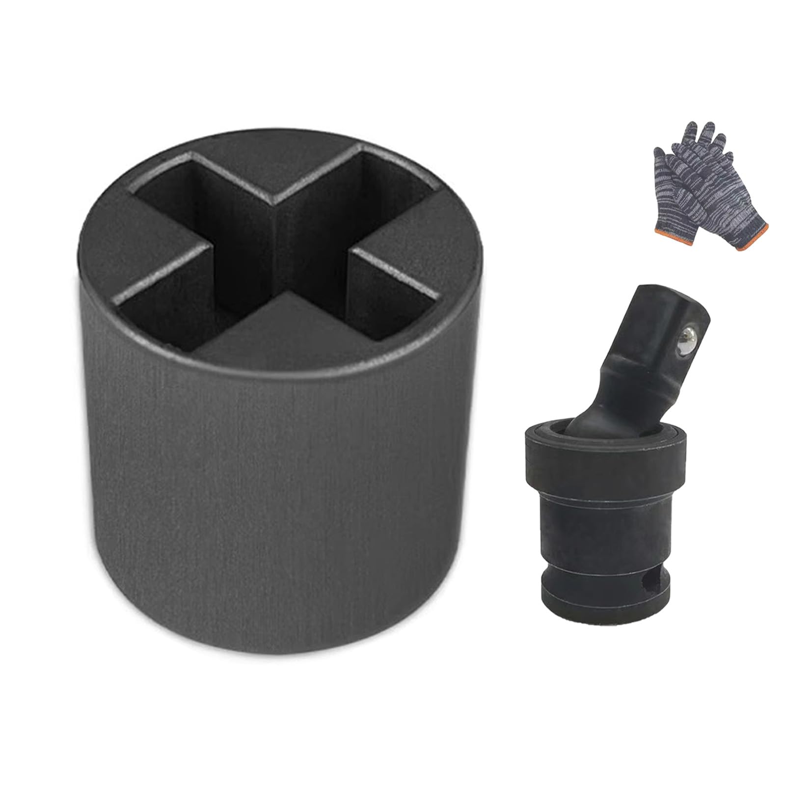 Universal-Wagenheber-Steckschlüssel-Adapter für Handbohrmaschinen, Scherenwagenheber-Steckschlüssel-Bohrer-Adapter, Wagenheber-Steckschlüssel-AdapterBit (B) von Generisch