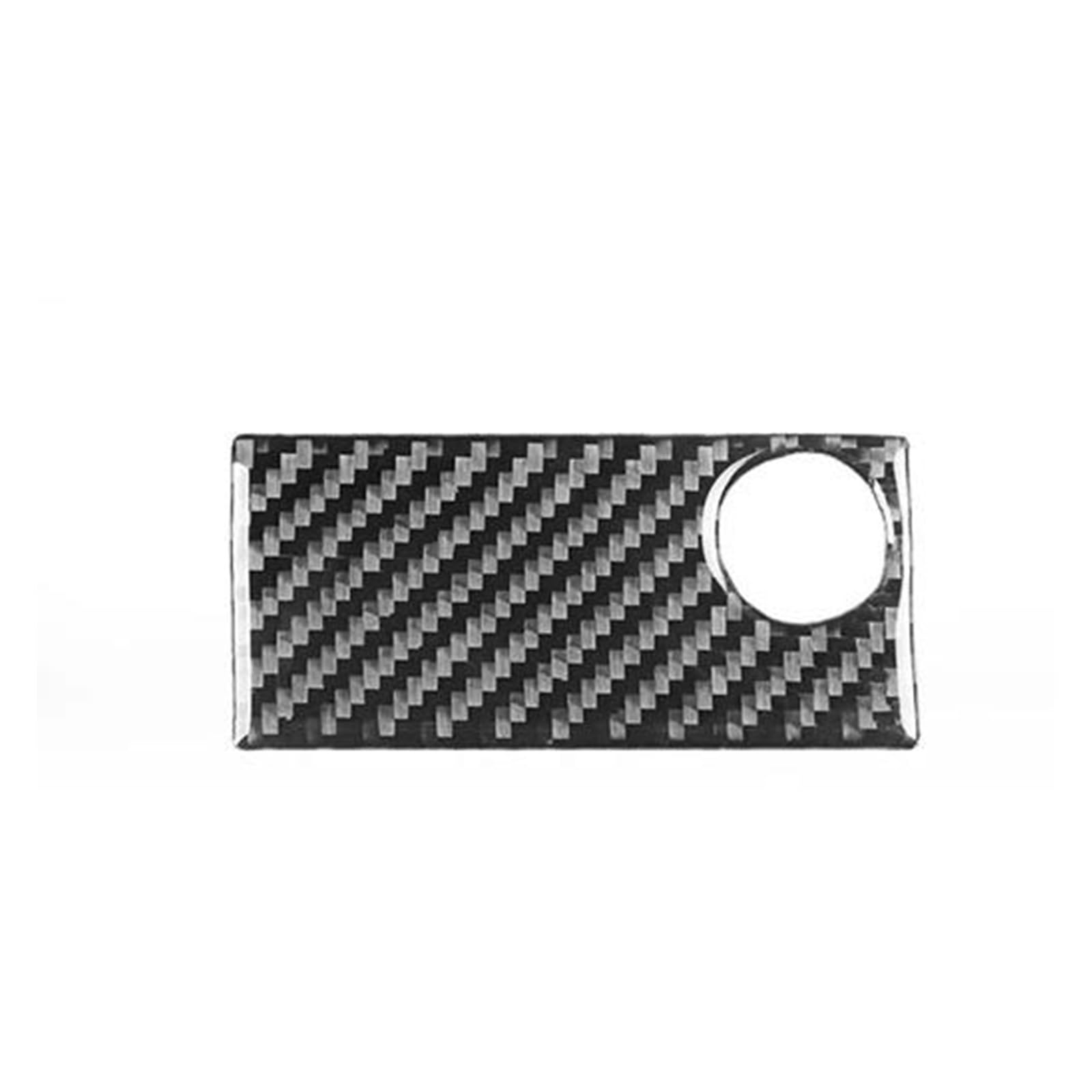 Verkleidung der Mittelkonsole Auto Innen Handschuhfach Griff Panel Aufkleber Dekoration Carbon Look Zubehör Für Journey 2011-2017(Schwarz) von Generisch
