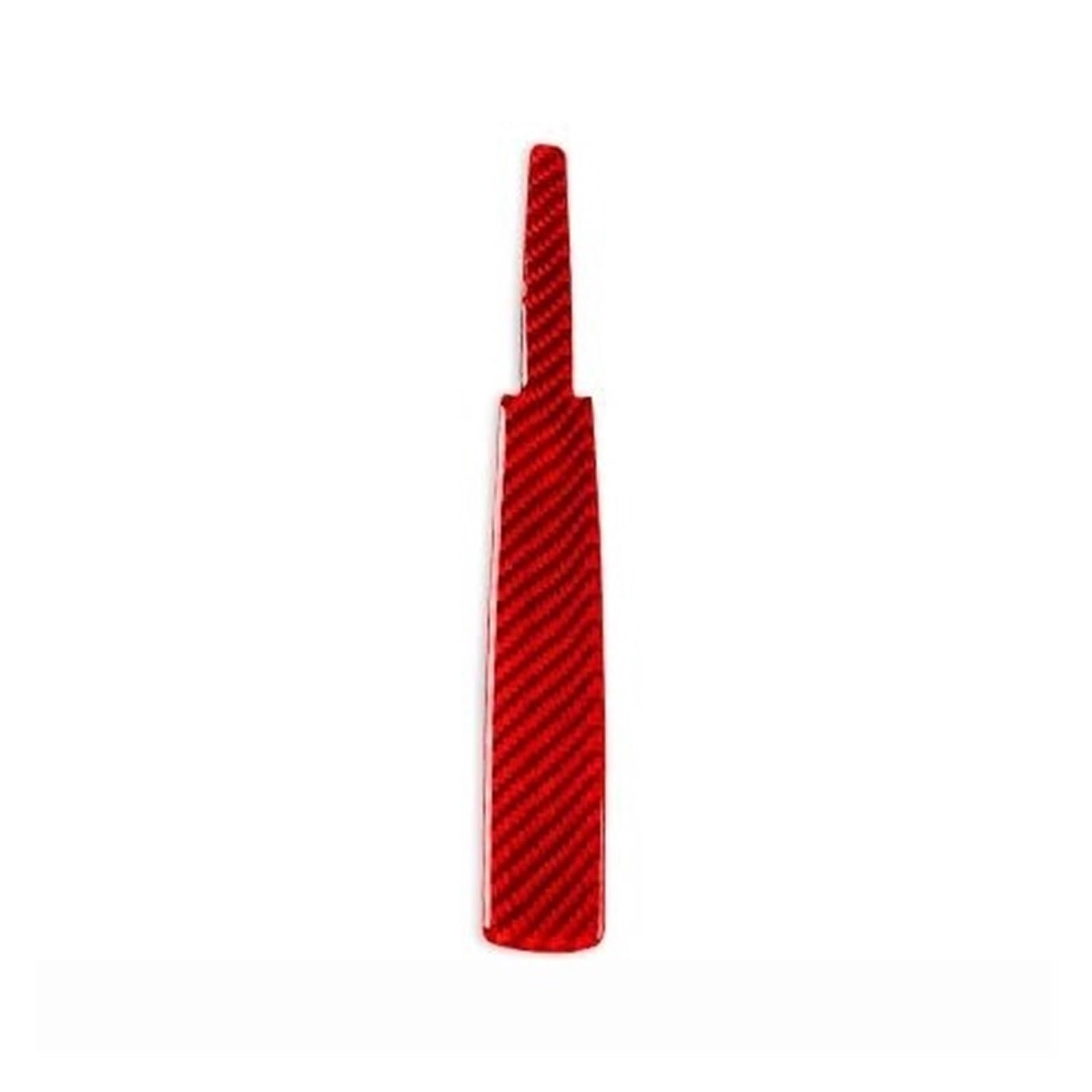 Verkleidung der Mittelkonsole im Auto Auto Handbremse Griff Panel Abdeckung Trim Aufkleber Innen Zubehör Carbon Look Dekoration Für Fiesta 2011-2019(Carbon Red) von Generisch