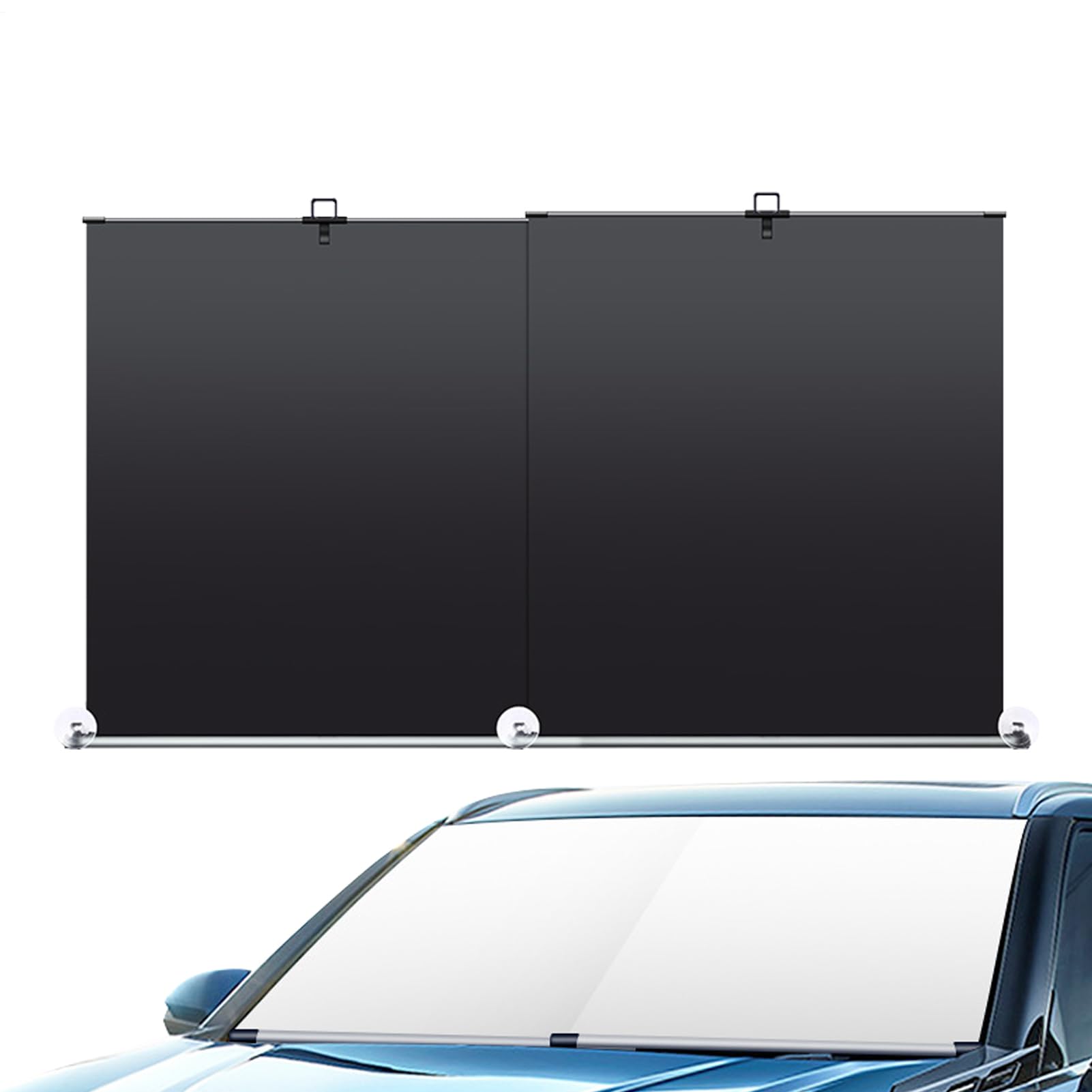 Versenkbare Parabrisas für Auto Windschutzscheibe - vorderes Visier mit UV -Strahlblock für und Autos | Einstellbares Faltparasol mit Saugnapfbecher, automatischer Wärmereflektor, Sonnens Versenkbare Parabrisas für Auto Windschutzscheibe - vorderes Visier mit UV -Strahlblock für und Autos | Einstellbares Faltparasol mit Saugnapfbecher, automatischer Wärmereflektor, Sonnens von Generisch