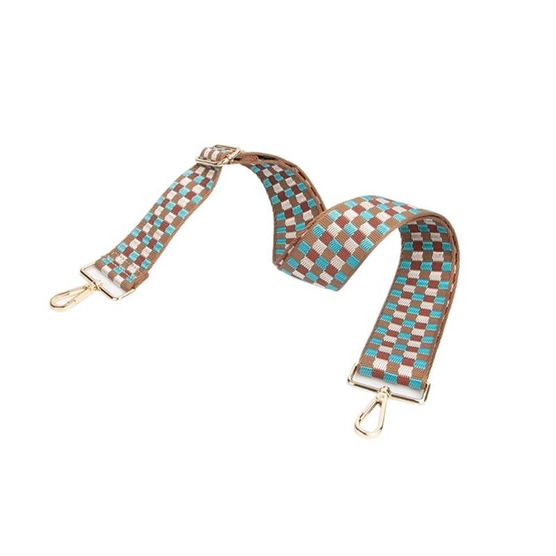 Verstellbarer Umhängetaschengurt, Taschenzubehör, Gürtel, Taschenzubehör, Gürtel, Handtaschengürtel, breiter Nylon-Schultertaschengurt(09,Gun) von Generisch
