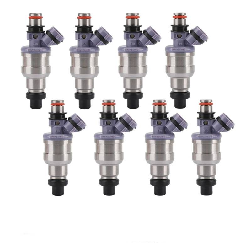 Vierloch-Einspritzdüsen, 8PCS Einspritzdüsen 23250-50010 für LS400 4.0L V8 1990-1992 von Generisch