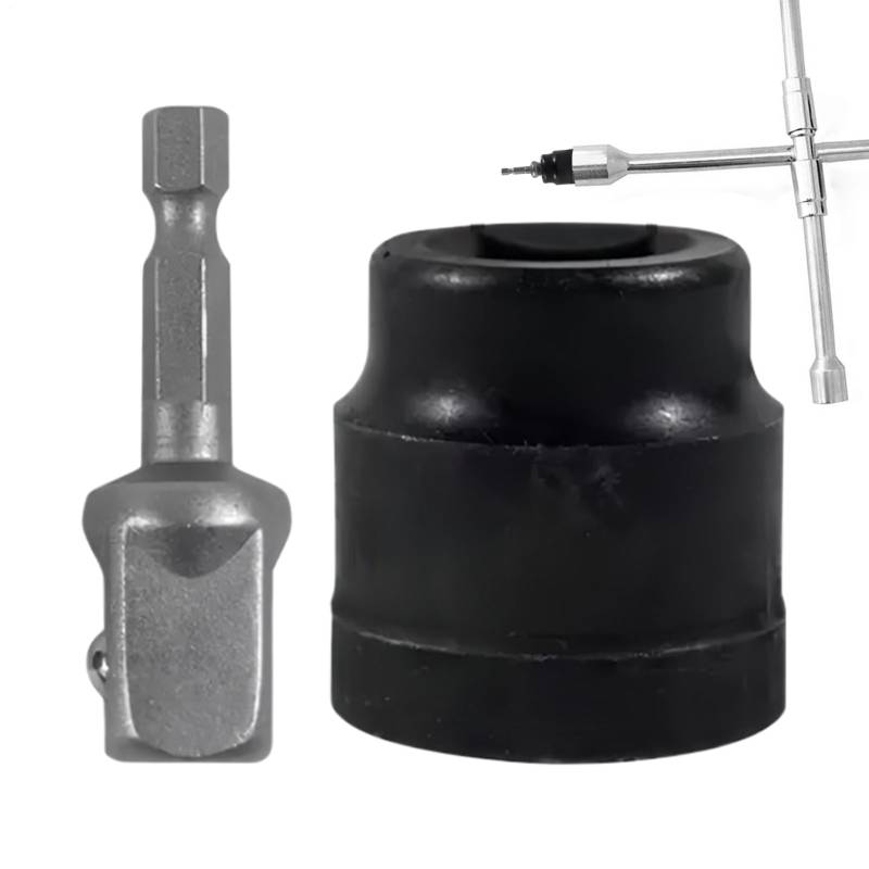 Wagenheber-Stecknuss-Adapter, Auto-Reparatur-Wagenheberbuchse, robustes Arbeitssparwerkzeug, Schnellverbindungsgetriebe für Pendler, Reisen, Roadtrip von Generisch