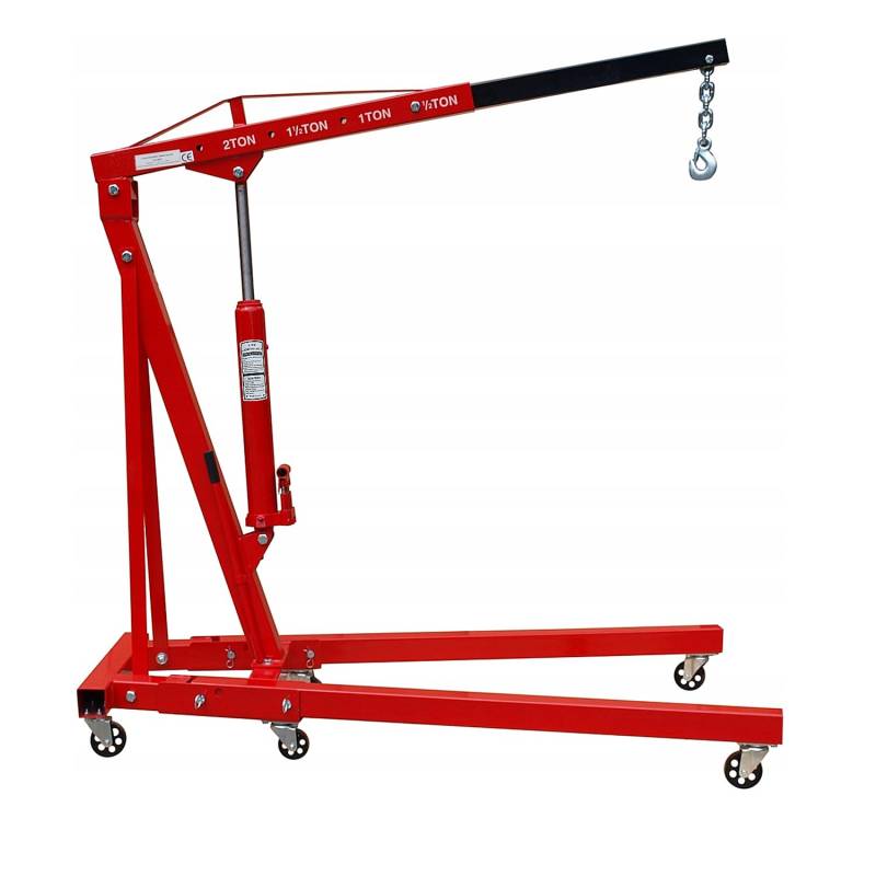 Werkstattkran Motorheber 2T Kran Motor Werkstatt Motorkran 2000 kg Jack Strong von Generisch