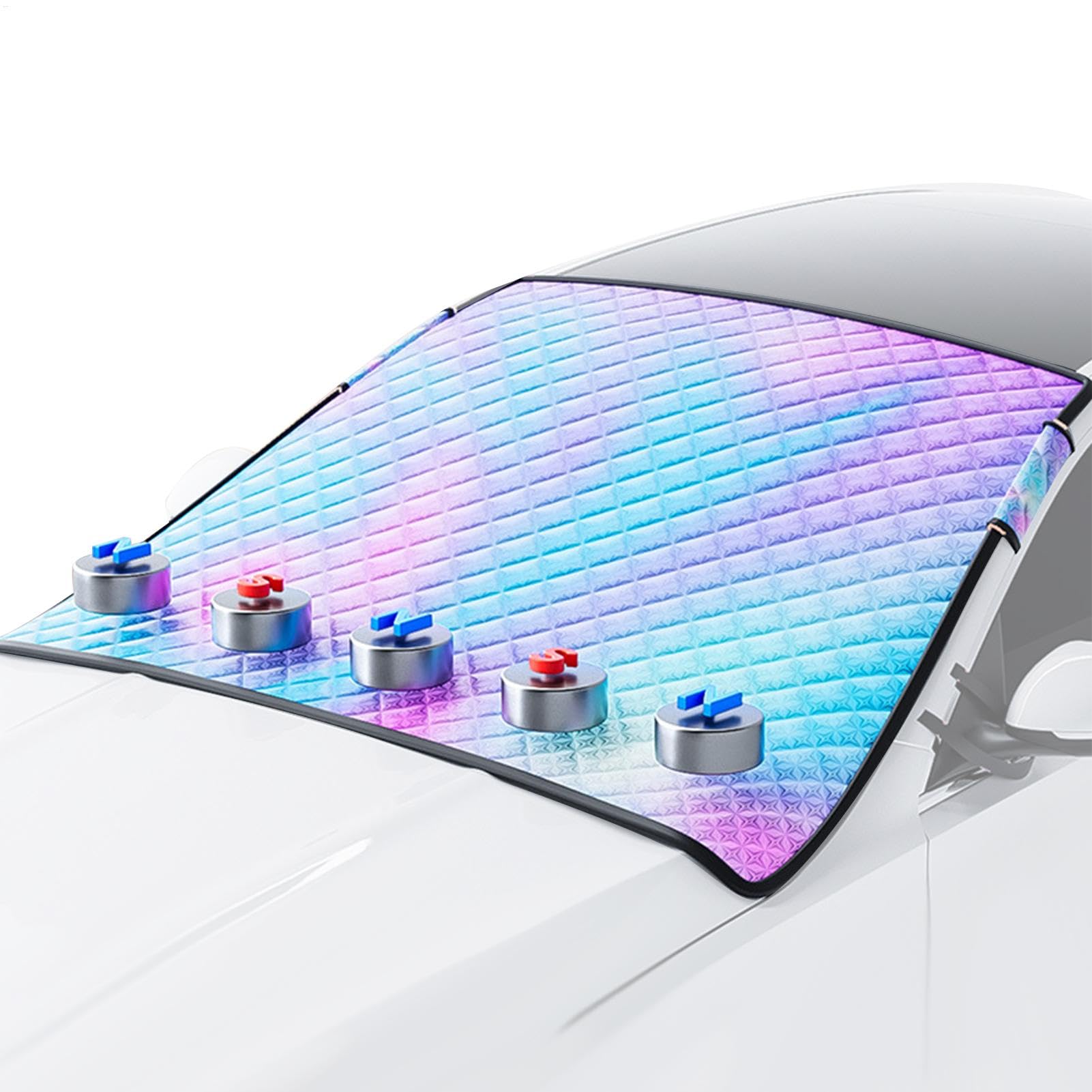 Windschutzscheiben-Schneeabdeckung, Auto-Windschutzscheiben-Eisschutzabdeckung, Frostschutz-Winter-Autoabdeckungen für Schnee und Eis, Windschutzscheiben-Schutzhülle, robuste Autoabdeckung für Winter Windschutzscheiben-Schneeabdeckung, Auto-Windschutzscheiben-Eisschutzabdeckung, Frostschutz-Winter-Autoabdeckungen für Schnee und Eis, Windschutzscheiben-Schutzhülle, robuste Autoabdeckung für Winter von Generisch