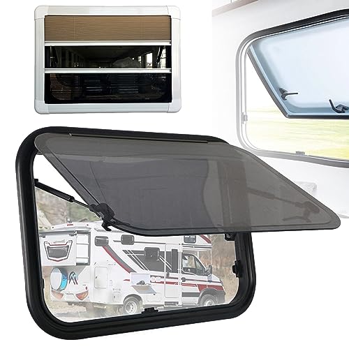 Wohnmobil-Entlüftungsfenster mit doppelschichtigem Acrylglas, externe Ausgangslösung für verbesserte Luftzirkulation in Wohnmobilen und Anhängern, inklusive Montagezubehör Wohnmobil-Entlüftungsfenster mit doppelschichtigem Acrylglas, externe Ausgangslösung für verbesserte Luftzirkulation in Wohnmobilen und Anhängern, inklusive Montagezubehör von Generisch