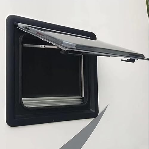 Wohnmobil-Fenster mit UV-beständigem Acrylglas, externes Scharnier-Design mit Markisenblende und Rollo für verbesserte Belüftung und Privatsphäre in Wohnmobilen und Anhängern Wohnmobil-Fenster mit UV-beständigem Acrylglas, externes Scharnier-Design mit Markisenblende und Rollo für verbesserte Belüftung und Privatsphäre in Wohnmobilen und Anhängern von Generisch