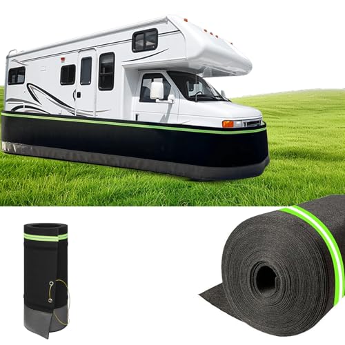Wohnmobil-Rock ohne Bohren, mit Eisennetz für Winterschutz, einfach zu installierende Außenabdeckung für Reiseanhänger und Wohnmobile Wohnmobil-Rock ohne Bohren, mit Eisennetz für Winterschutz, einfach zu installierende Außenabdeckung für Reiseanhänger und Wohnmobile von Generisch