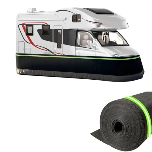 Wohnmobil-Schürzleiste für Reiseanhänger mit Eisengitter-Unterseite, einfache Installation, Außenabdeckung für Mobilheime von Generisch