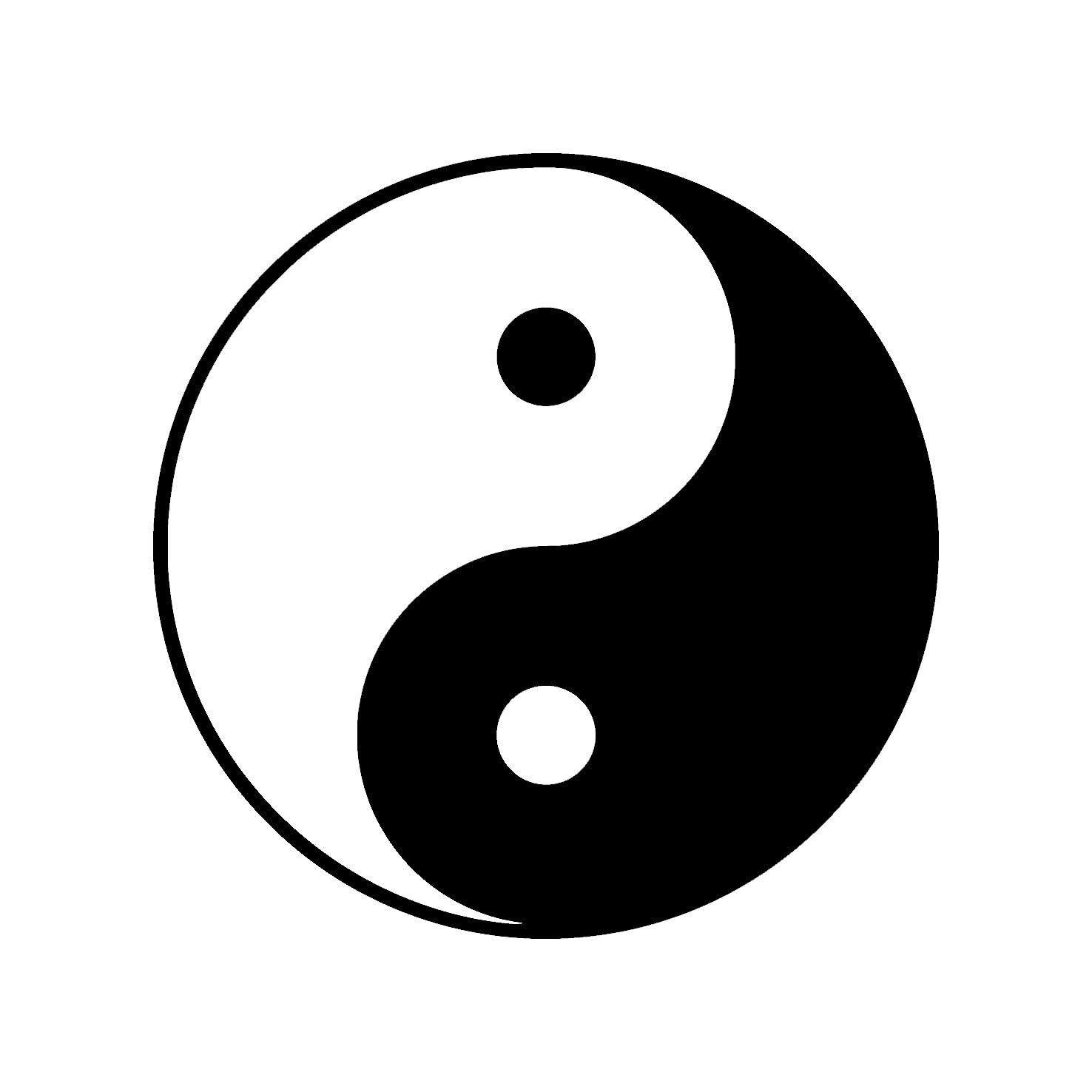 Yin und Yang Aufkleber -6 Größen- Sticker Taijitu Symbol Chinesischen Medizin in 6 Größen und 21 Farben von Generisch