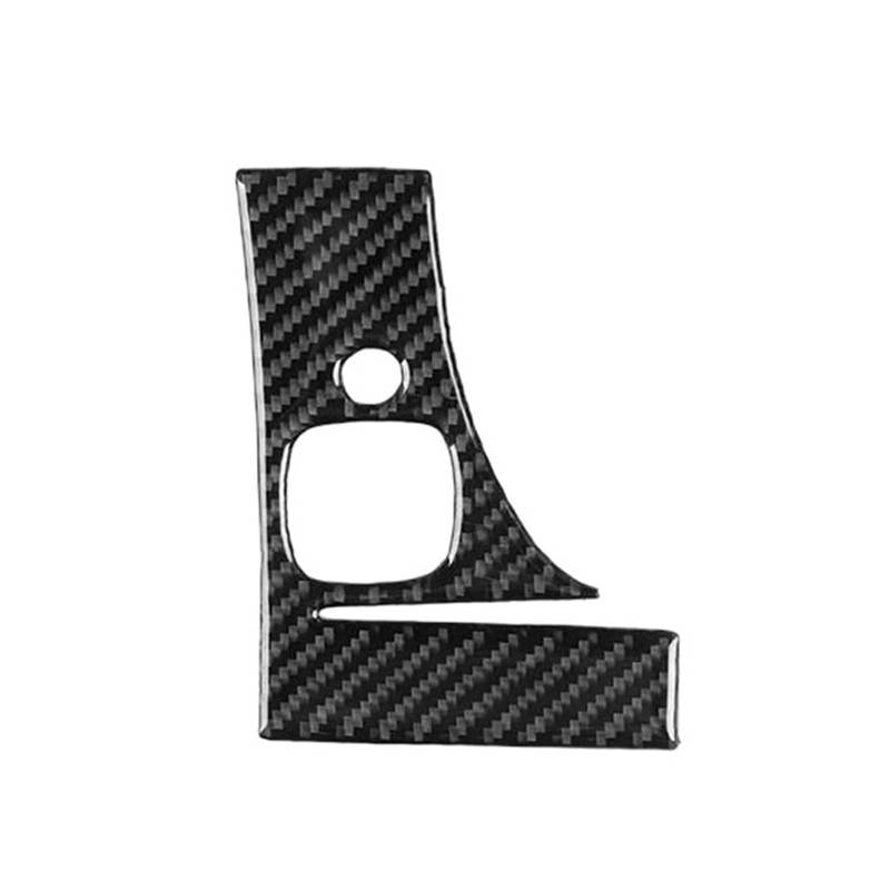 Zierleiste Hinten Luft Auto Innenspiegel Einstellung Panel Trim Aufkleber Zubehör Carbon Look Dekoration Für Ranger 2021-2023(Schwarz,LHD) von Generisch