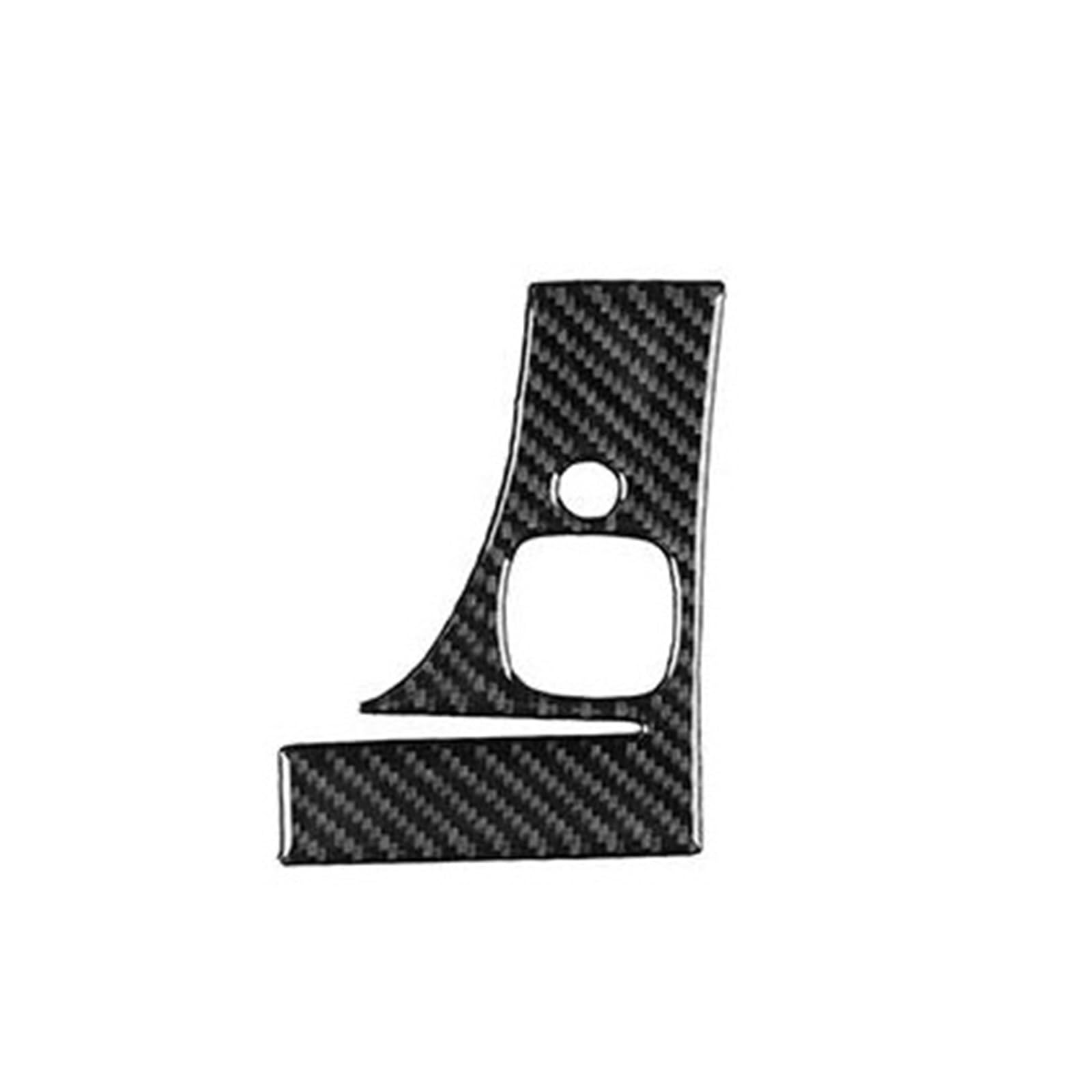 Zierleiste Hinten Luft Auto Innenspiegel Einstellung Panel Trim Aufkleber Zubehör Carbon Look Dekoration Für Ranger 2021-2023(Schwarz,RHD) von Generisch