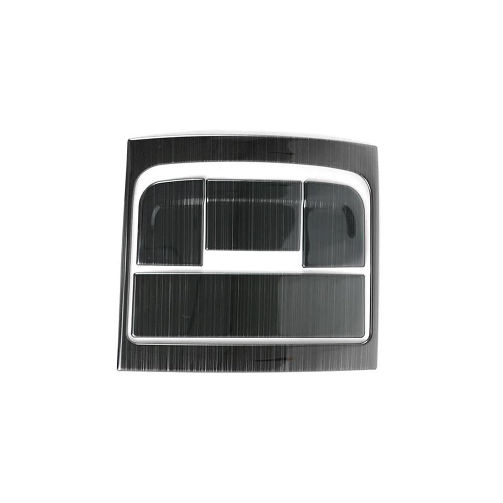 Zierleiste Hinten Luft Edelstahl-Heckaschenbecher-Zigarettenanzünder-Panel-Dekorationsabdeckungs-Ordnung für Q5 2010–2016 Auto-Innenraum(Schwarz) von Generisch