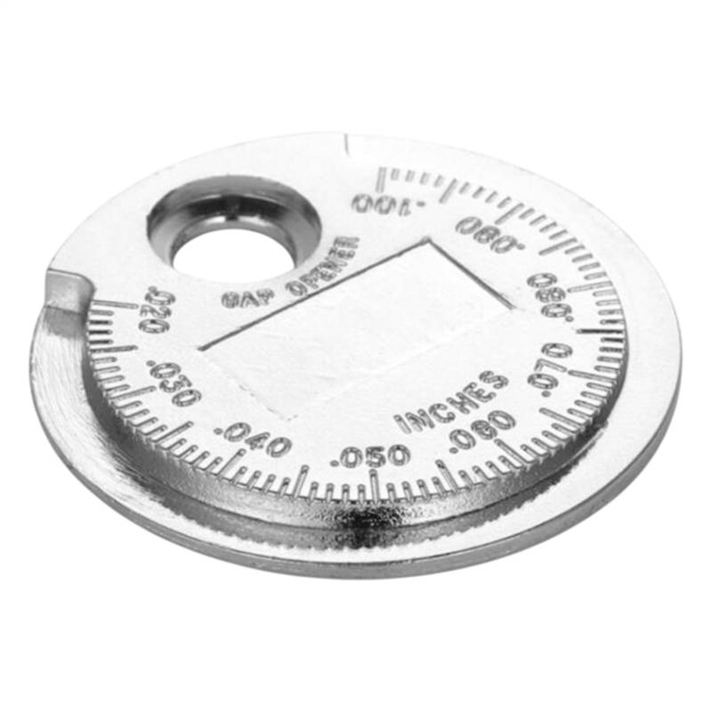 Zündkerzen Gapper - Zündkerzenlücken -Tool | Gapper Gauge Draht Plug Gap | Zündkerzenspaltmesswerkzeug | Münztester-Tester Metall-Autozubehör für Motorrad, Automobile und LKW von Generisch