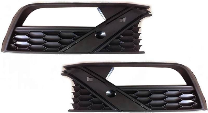für Kühlergrill für Auto Auto Front Stoßstange Nebel Licht Lampe Trim Abdeckung Rahmen Grille Für VW Für Polo GTI(Left and Right) von Generisch