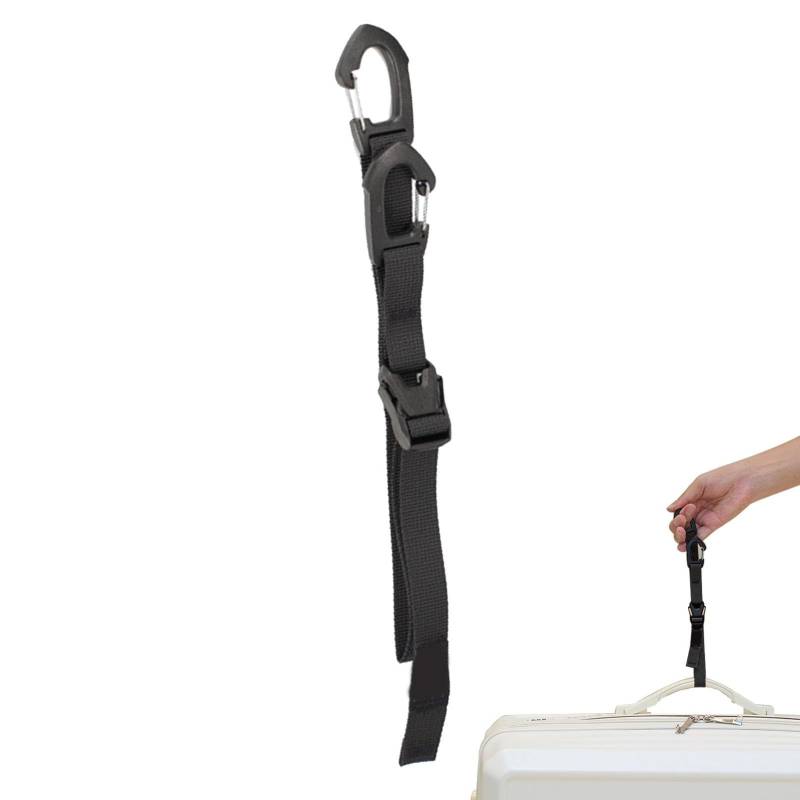 gepäckhakengurt gepäckhaken reiseklammer gepäckhaken jackenclip riemen riemen gepäckgurte verstellbare reisekoffergurte für schals, wasserdicht, kleidung, koffer von Generisch