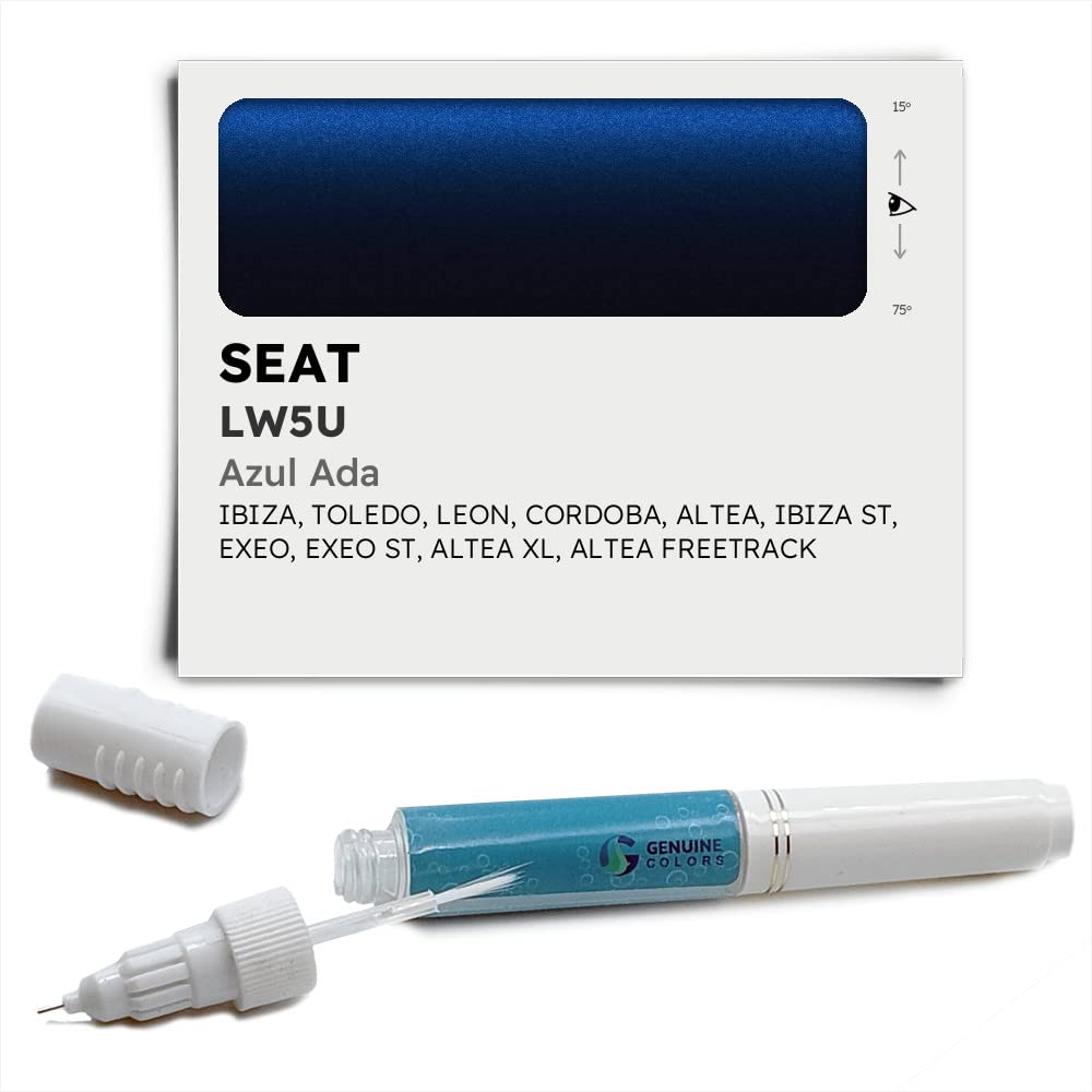 Genuine Colors Lackstift AZUL ADA LW5U Kompatibel/Ersatz für SEAT Blau von Genuine Colors