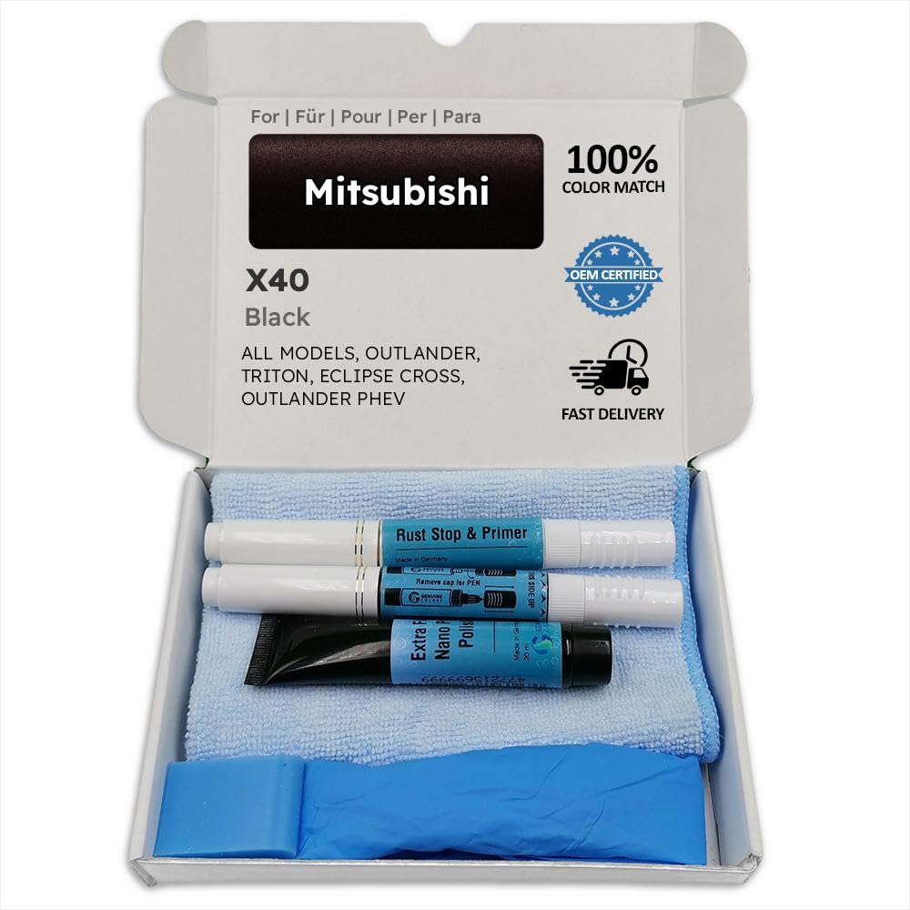 Genuine Colors Lackstift BLACK X40 für Mitsubishi Schwarz OUTLANDER TRITON ECLIPSE CROSS PHEV Genuine Colors Lackstift BLACK X40 für Mitsubishi Schwarz OUTLANDER TRITON ECLIPSE CROSS PHEV von Genuine Colors