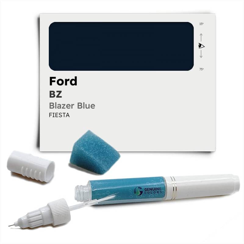 Genuine Colors Lackstift Blazer Blue BZ Kompatibel/Ersatz für Ford Blau von Genuine Colors