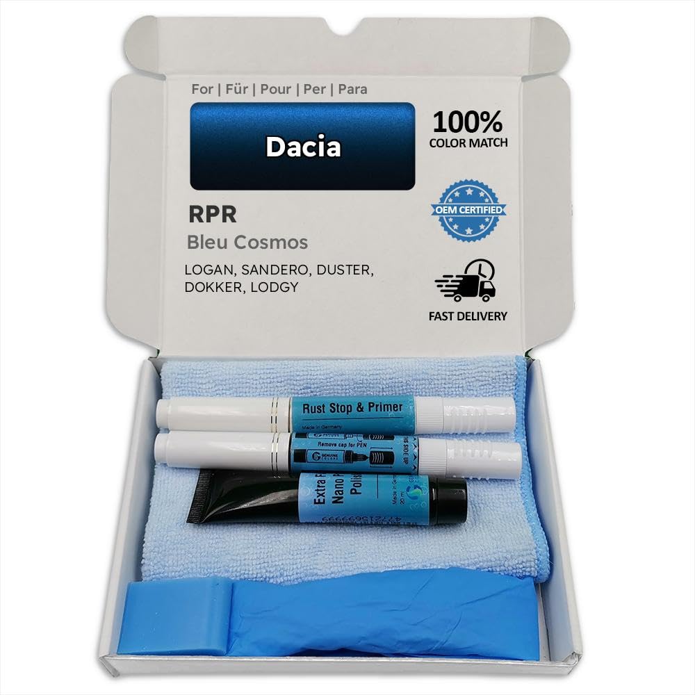 Genuine Colors Lackstift BLEU Cosmos RPR für Dacia Blau Logan SANDERO Duster DOKKER LODGY Genuine Colors Lackstift BLEU Cosmos RPR für Dacia Blau Logan SANDERO Duster DOKKER LODGY von Genuine Colors