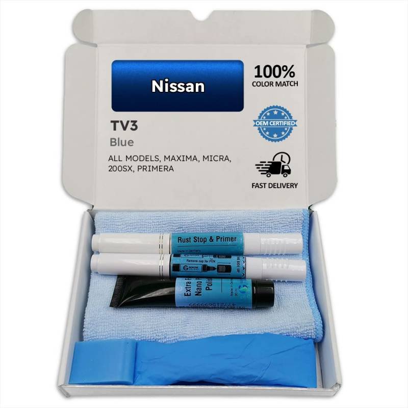 Genuine Colors Lackstift BLUE TV3 Kompatibel/Ersatz für Nissan Blau von Genuine Colors