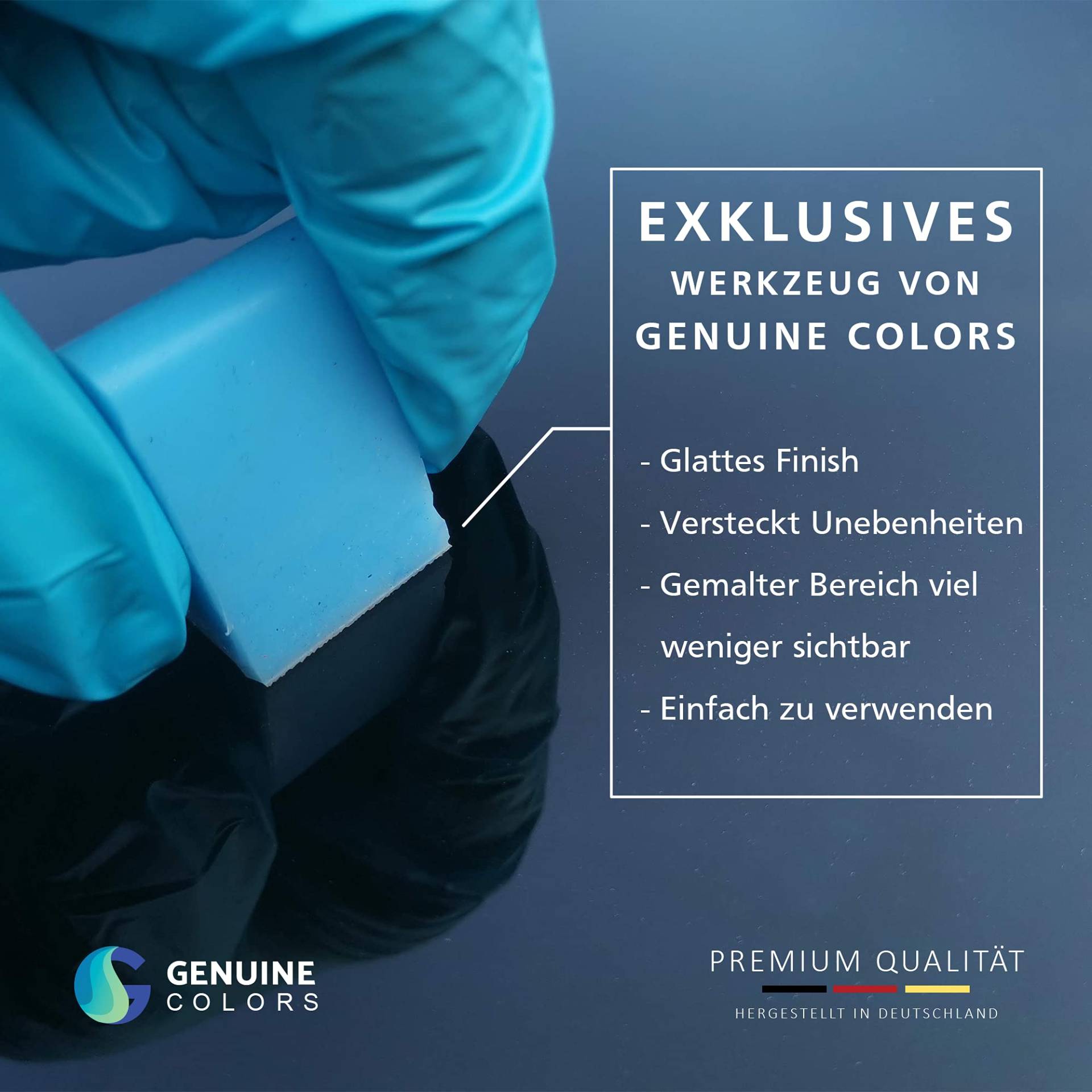 Genuine Colors Lackstift Bluish Black 3 6E Kompatibel/Ersatz für Suzuki Schwarz von Genuine Colors